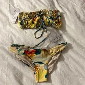 New with tags pilyq pily q bikini set medium m